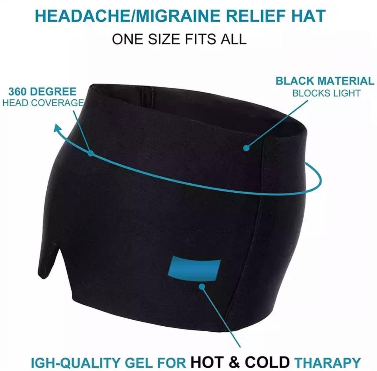 Migraine Relief Cap with Hot & Cold Therapy