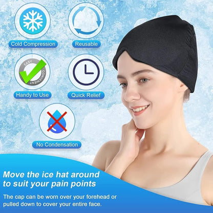 Migraine Relief Cap with Hot & Cold Therapy