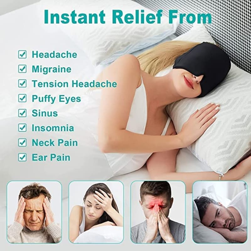 Migraine Relief Cap with Hot & Cold Therapy