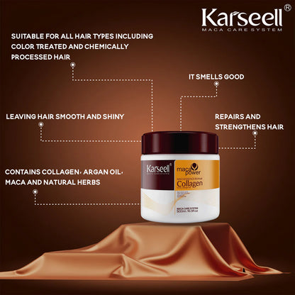 Karseel Collagen Hair Mask -🔥 Buy 1 Get 1 Free