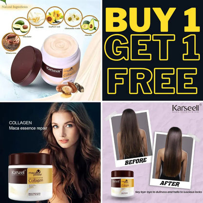 Karseel Collagen Hair Mask -🔥 Buy 1 Get 1 Free